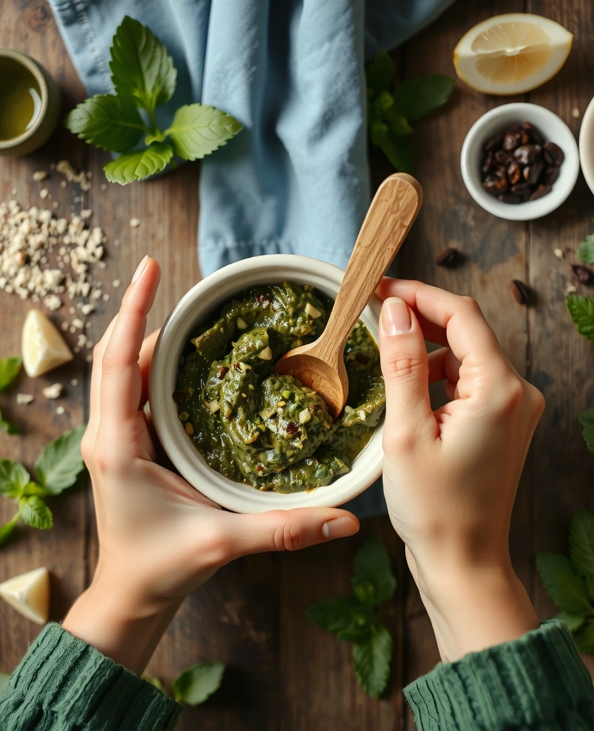 Proceso de mezcla artesanal